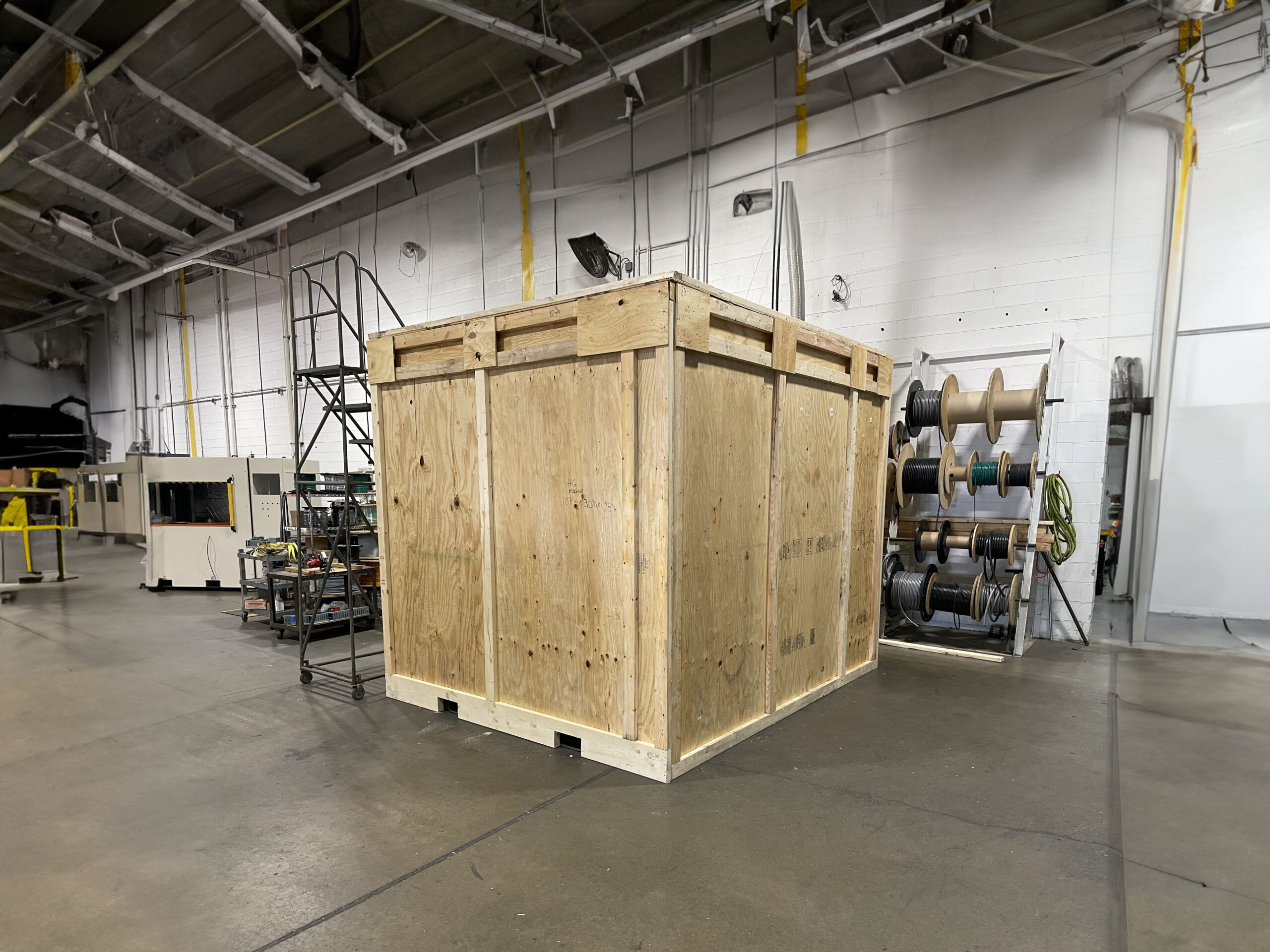 wood crate packaging